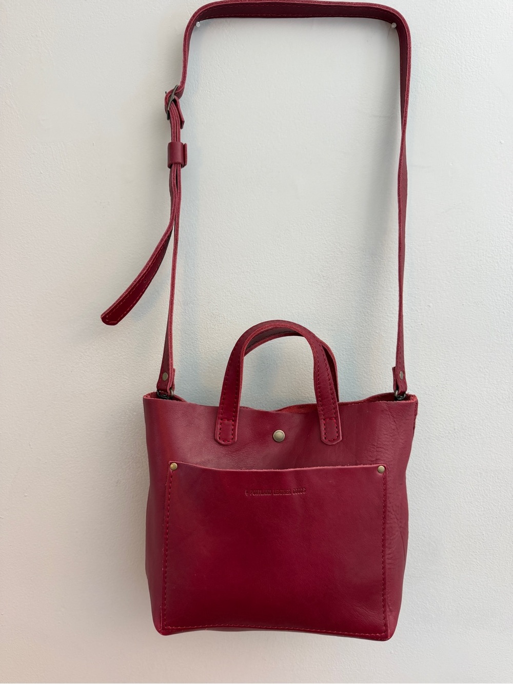 Portland Leather Goods Mini Crossbody Tote